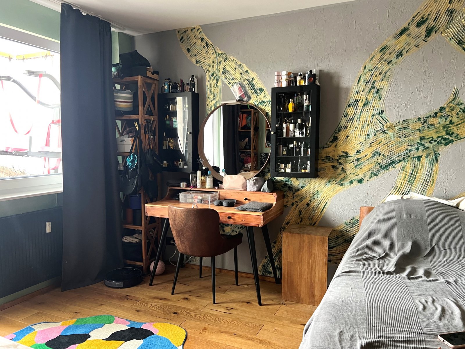 Schlafzimmer mit Balkon